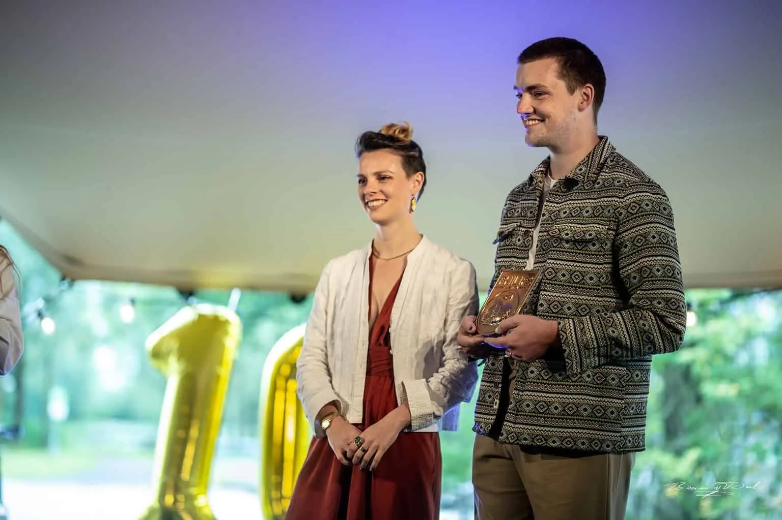 Jorim & Evelien at the Gerard & Anton awards.